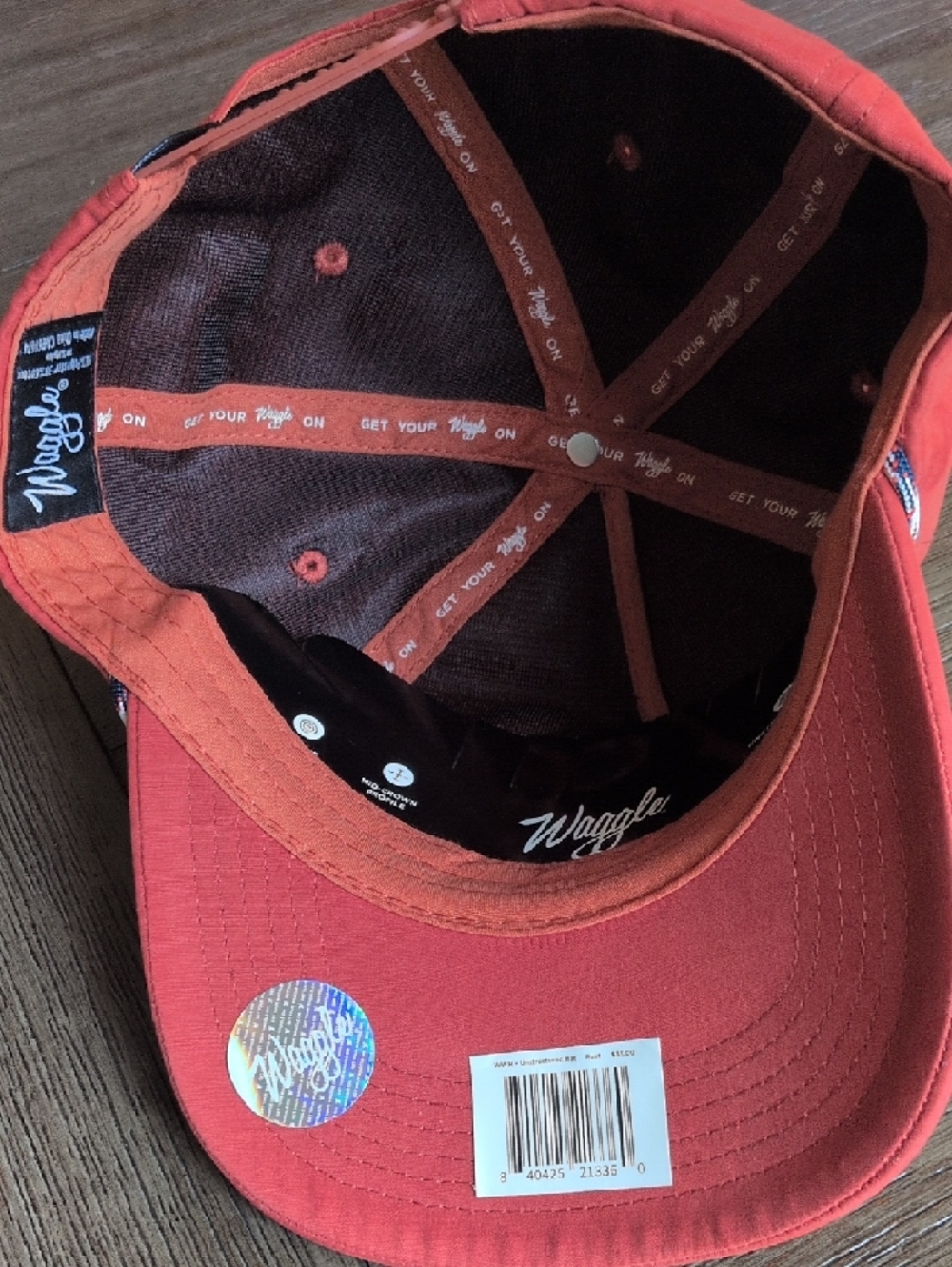 Waggle Men's Rope-Trim Golf Cap - Picture 3 of 5